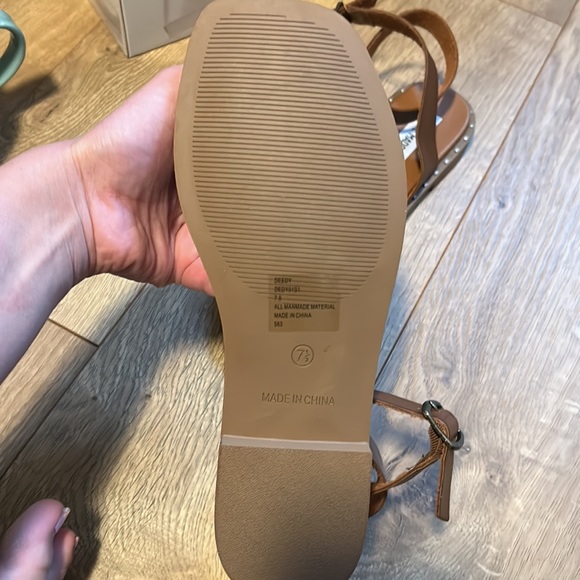 Steve Madden ankle wrap 7.5 sandal  NWT - Picture 3 of 4